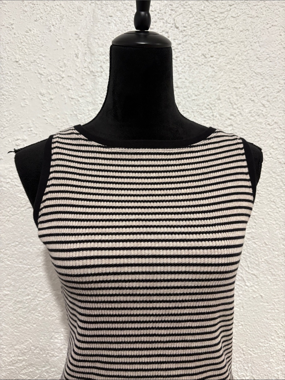Lauren Ralph Lauren Striped Knit Tank Top Small Fisherman Coastal Preppy - Picture 3 of 7